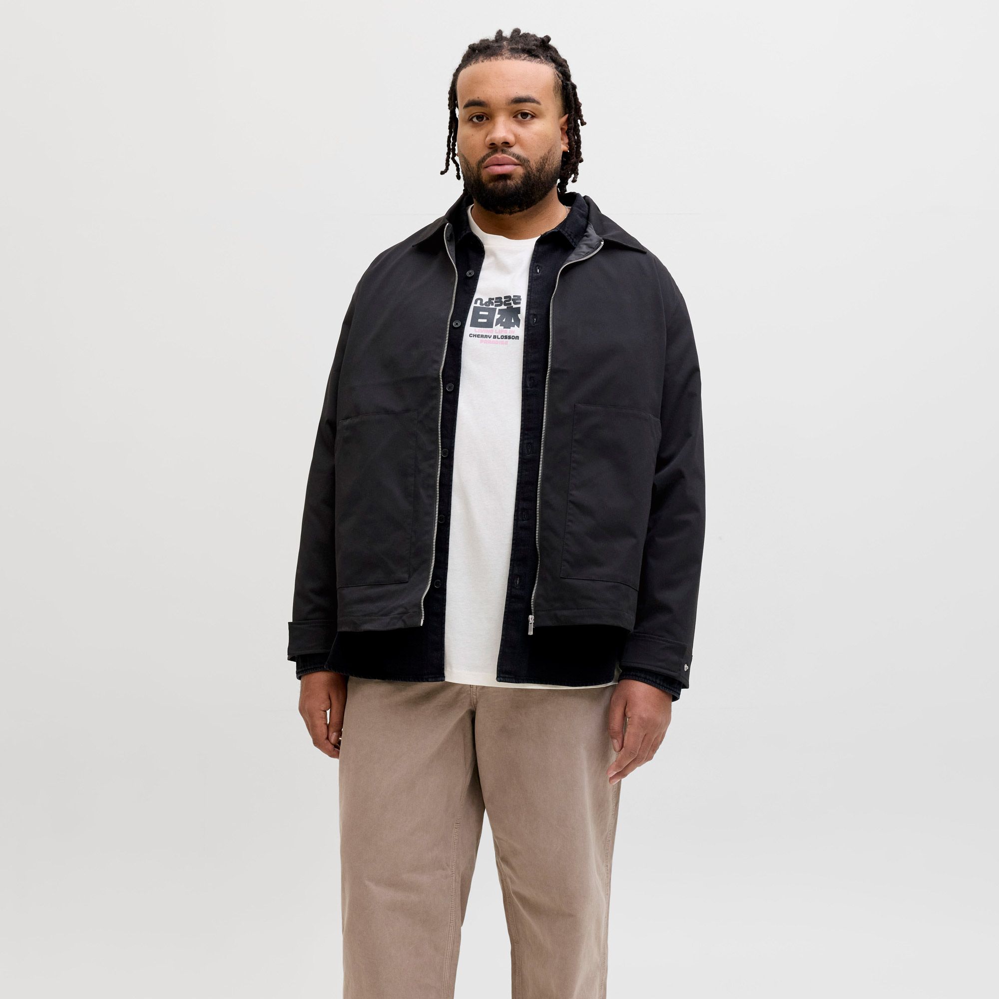 Jack & Jones Club Windbreaker Jas Heren (plussize) | PlutoSport